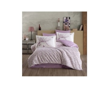 Hobby Çift Kişilik Poplin Nevresim Arianna Mürdüm