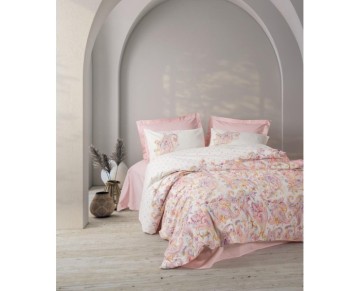 Cotton Box Bohem Nevresim Takımı Çift Kişilik Muna Pembe