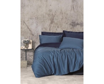 Cotton Box Çift Kişilik Smart Bambu Saten Nevresim Takımı Petrol