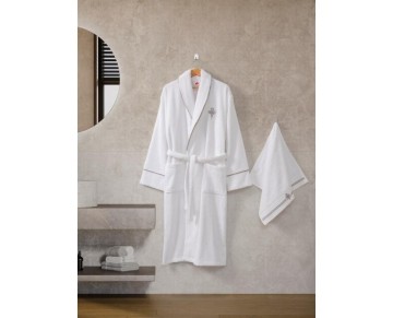 Cotton Box Classic Bornoz Seti Güher M-L Kadın