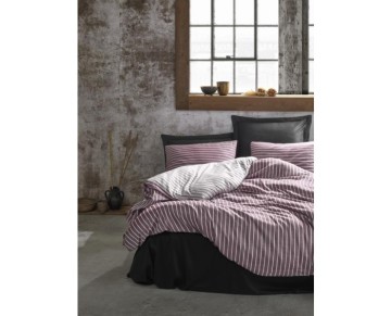 Cotton Box Çift Kişilik Bambu Saten Nevresim Takımı Bordo
