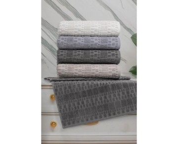 Altınbaşak Jakarlı 4´lü 50x90 El Havlusu Lissome