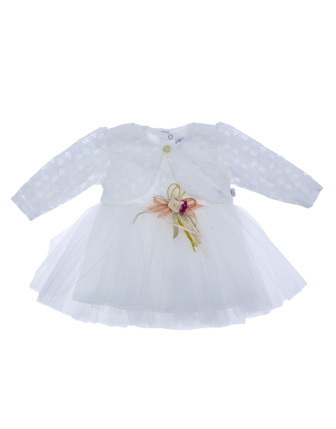 9/18 AY 480 SEDEF YILDIZ TÜL BOLEROLU ELBİSE