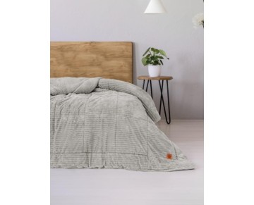 Cotton Box Wave Gri Çift Kişilik Yorgan 