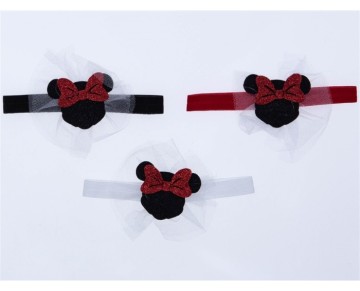 0/24 AY 301993 TÜLLÜ MOUSE BEBE SAÇ BANDI