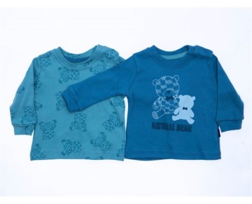 6/18 AY 18509 Erkek Natural Bear 4 Beden 2'in 1 Pack Sweat