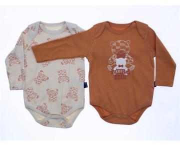 6/18 AY 18508 Erkek Natural Bear 4 Beden 2'in 1 Pack Badi