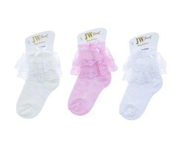 1/5 YAŞ 5050 ZÜMRÜT klasik dantelli çorap