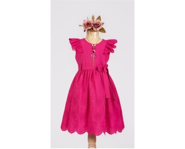 6/12 YAŞ-2508-Kolyeli elbise