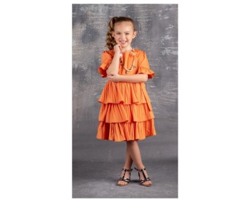 6/12 YAŞ-2538-Kolyeli Elbise