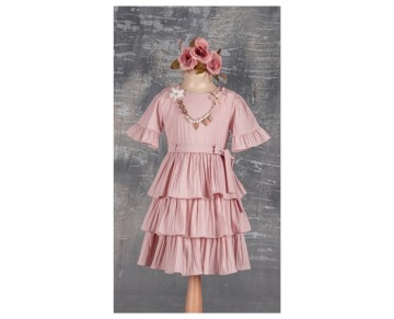 6/12 YAŞ-2538-Kolyeli Elbise