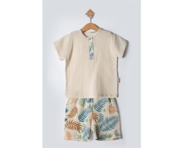 9/24 AY 2394 UZUN PATLI BASKILI ERKEK YAZLIK TAKIM