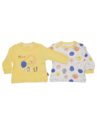 6/18 AY 18110 Erkek Smiles 4 Beden 2'in 1 Pack Sweat