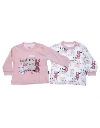 0/6 AY 18102 Unisex Rabbits 4 Beden 2'in 1 Pack Sweat