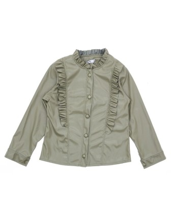 10/14 YAŞ 3322 DERİ FIRFIRLI GÖMLEK